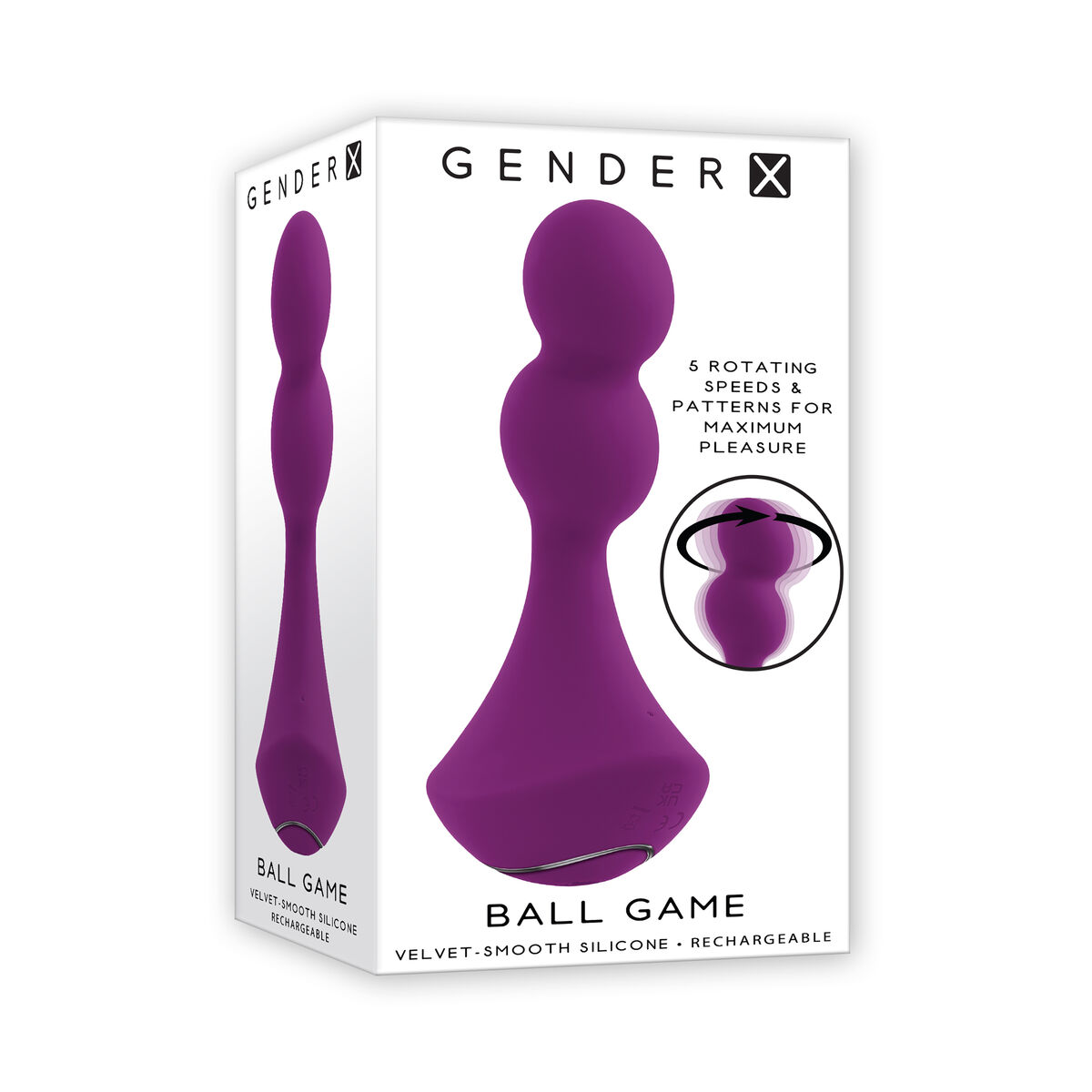 Vibratorius Gender X Gender X Purpurinė